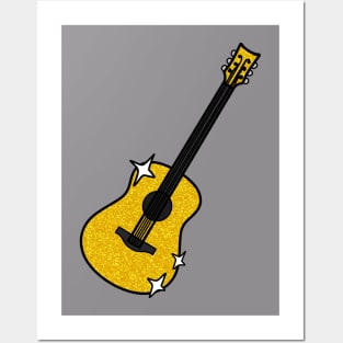 Acoustic Guitar Posters and Art